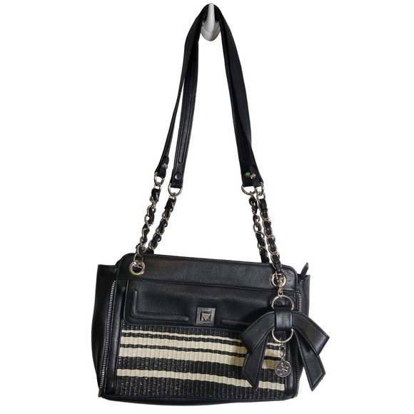 Jessica Simpson‎ Shoulder bag-Black/White - Picture 1 of 10